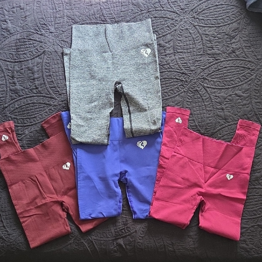 Assorted Color Leggings Set
